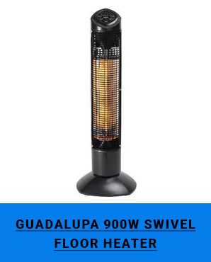 Shadow Diffusion Guadalupa 900W Swivel Floor Heater